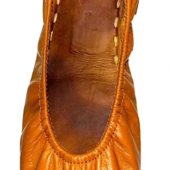 Imperfect Tieks ballet flats classic tan Italian  leather ballet flats size 9 - Picture 9 of 15